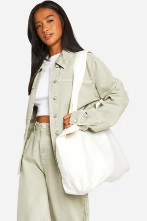 Boohoo Womens Petite Wash Denim Shacket - 16