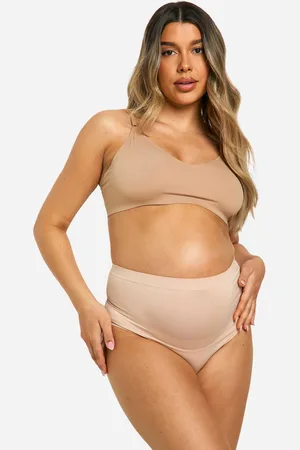 Boohoo Womens Maternity Seamless Bump Support Thong - - S