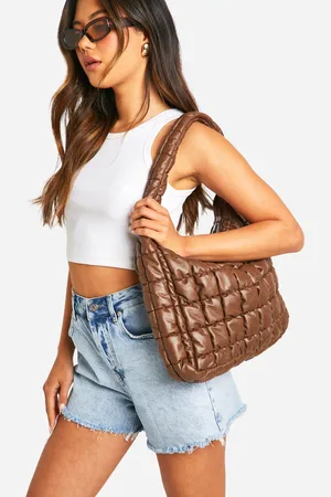 Boohoo Womens Quilted Slouchy Tote Bag - - One Size
