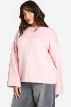 Boohoo Womens Plus Fluffy Knit Jumper - - 22