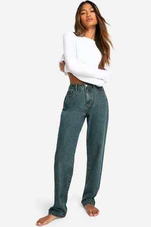Boohoo Womens Basics Straight Leg Jeans - - 8/30L