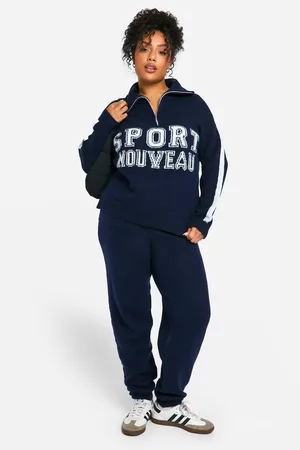 Boohoo Womens Plus Sport Noveau Tracksuit - - 16/18