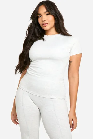 Boohoo Womens Plus Dsgn Studio Supersoft Sculpt Short Sleeve Top - - 16