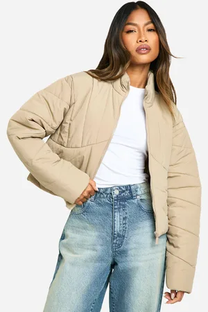 Boohoo Womens Seam Detail Puffer Jacket - - 8