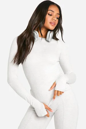 Boohoo Womens Dsgn Studio Supersoft Sculpt Long Sleeve Top - - L