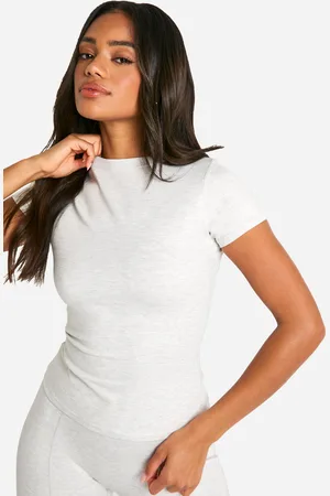 Boohoo Womens Dsgn Studio Supersoft Sculpt Short Sleeve Top - - Xl