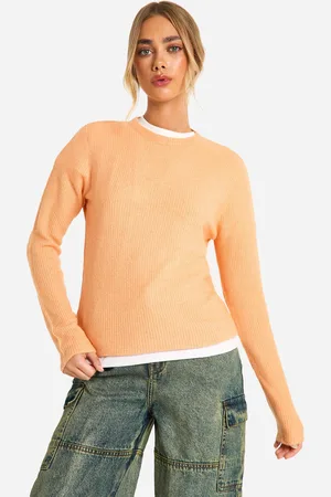Boohoo Womens Soft Knit Fine Gauge Crop Jumper - - S
