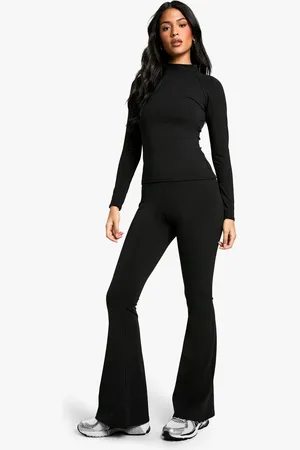 Boohoo Womens Tall Premium Sculpt Flares - - 8