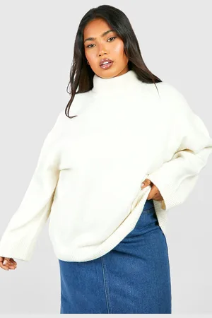 Boohoo Womens Plus Soft Knit Roll Neck Jumper - - 18
