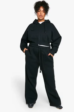 Boohoo Womens Plus Thick Drawcord Tracksuit - - 28