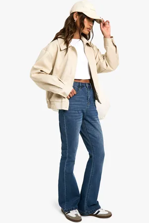 Boohoo Womens Basics Flared Jeans - - 6/30L