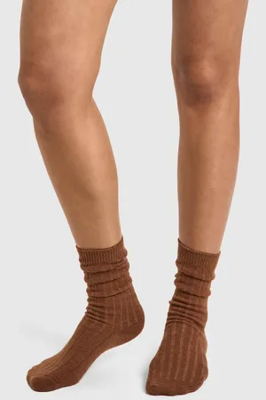 Boohoo Womens Cosy Lounge Socks - - One Size