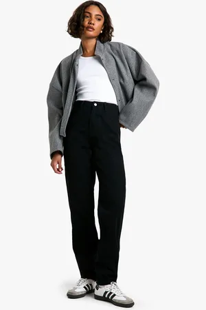 Boohoo Womens Tall Basic Straight Leg Jeans - 6/34L