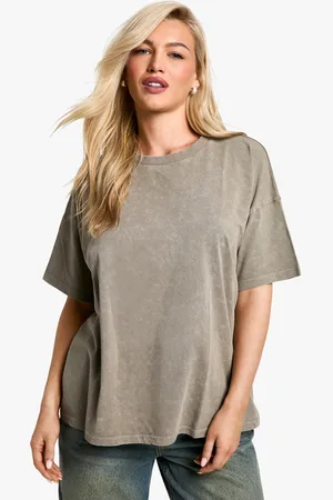 Boohoo Womens Acid Wash T-Shirt - - 6