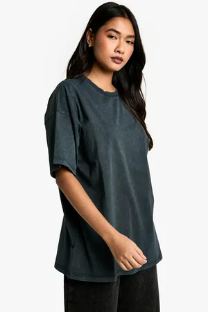 Boohoo Womens Acid Wash T-Shirt - - 6