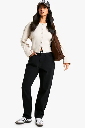 Boohoo Womens Petite Basic Straight Leg Jeans - 6/26L