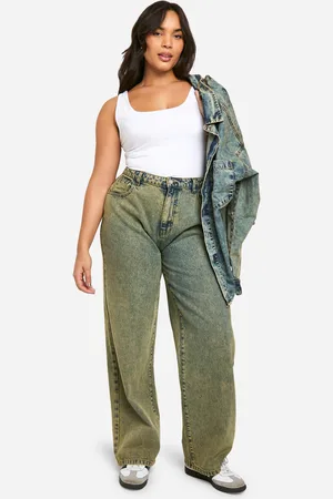 Boohoo Womens The Plus Straight Leg Jean - - 16/30L