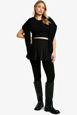 Boohoo Womens Maternity Thermal Bump Support Fleece Lined Tights - - L/Xl