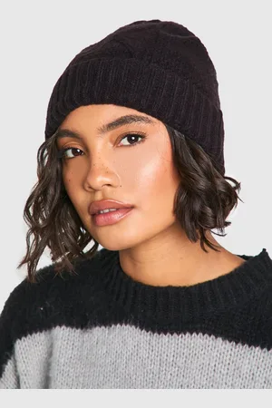 Boohoo Womens Cable Knit Beanie - - One Size