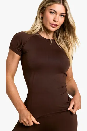 Boohoo Womens Seamless Seam Detail Longline Active Top - - Xs