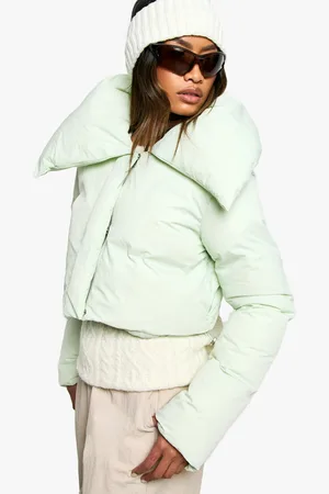 Boohoo Womens Ski Cropped Puffer Jacket - - 8