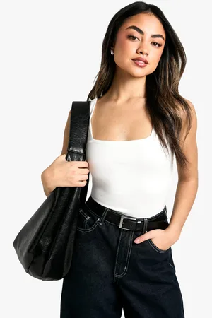 Boohoo Womens Double Layer Modal Jersey Sleeveless Bodysuit - - 10