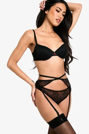 Boohoo Womens Chilli Trim Suspender - - 6