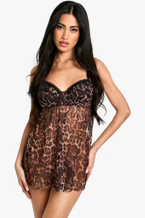 Boohoo Womens Cupped Bust Mesh Babydoll - - 6