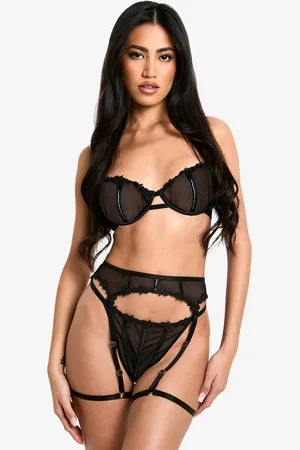 Boohoo Womens Pu Binding Suspender - - 8