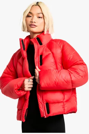 Boohoo Womens Quilt Detail Puffer Jacket - - 8