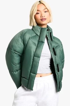 Boohoo Womens Quilt Detail Puffer Jacket - - 8