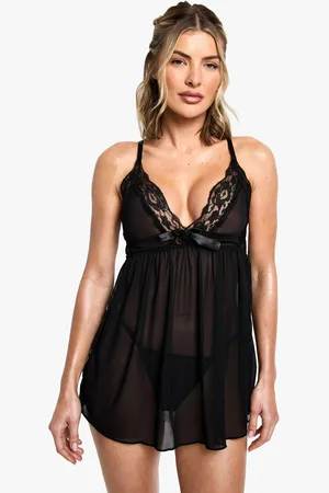 Boohoo Womens Bow Front Babydoll - - 6