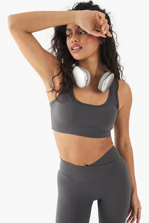 Boohoo Womens Dsgn Studio Supersoft Peached Sculpt Padded Sports Bra - - Xl