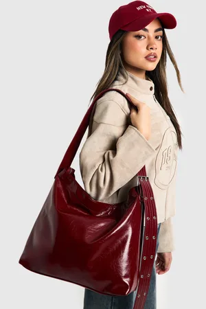 Boohoo Womens Distressed Pu Strap Detail Shoulder Bag - - One Size