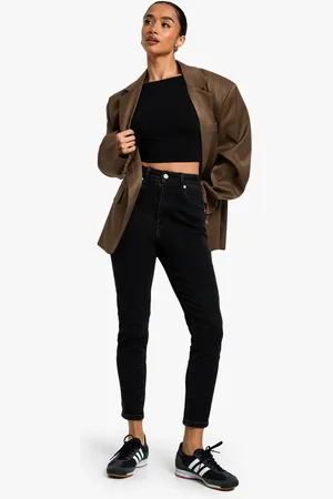 Boohoo Womens The Petite High Waist Skinny Jean - - 6/26L