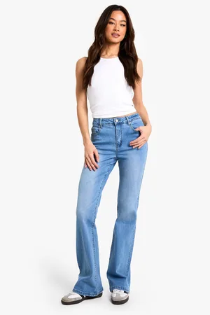Boohoo Womens The Tall Low Waist Bootcut Jean - - 10/34L