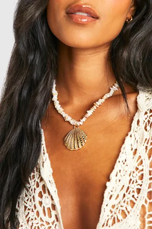 Boohoo Womens Seashell Necklace - - One Size