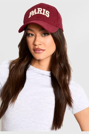 Boohoo Womens Paris Slogan Cap - - One Size