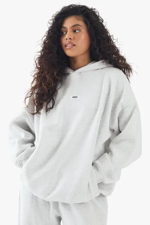 Boohoo Womens Dsgn Label Oversized Hoodie - - S