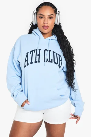 Boohoo Womens Plus Ath Club Oversized Hoodie - - 16