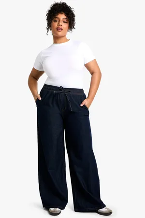 Boohoo Womens Plus Elasticated Waist Jean - - 24