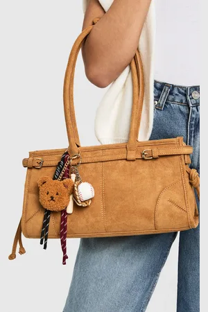 Boohoo Womens Teddy Bag Charm - - One Size