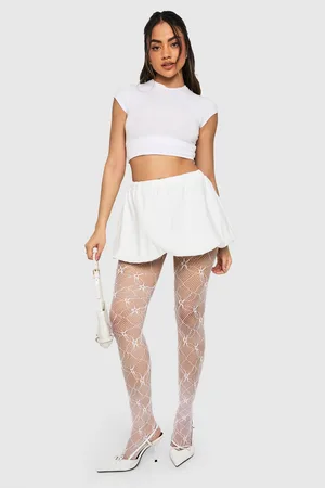 Boohoo Womens Lace Tights - One Size