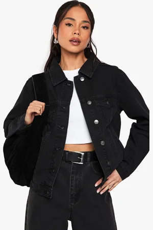 Boohoo Womens Washed Denim Jacket - 8