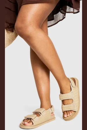 Boohoo Womens Chunky Double Strap Dad Sandal - - 3