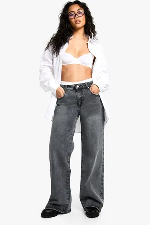 Boohoo Womens The Low Waist Boyfriend Jean - - 10/30L