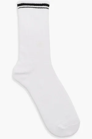 Boohoo Womens Single Stripe Sport Sock - - One Size