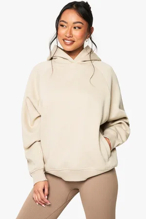 Boohoo Womens Raglan Seam Oversized Hoodie - - S
