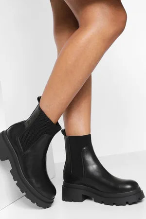 Boohoo Womens Chunky Sole Chelsea Boots - - 6