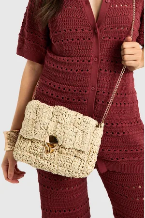 Boohoo Womens Straw Cross Body Bag - - One Size